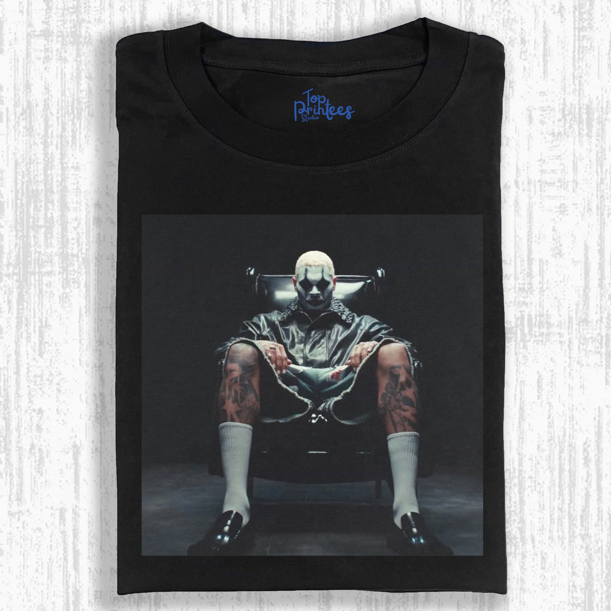 Vintage Washed Graphic T-Shirt – For the Moment & CHRIS BROWN