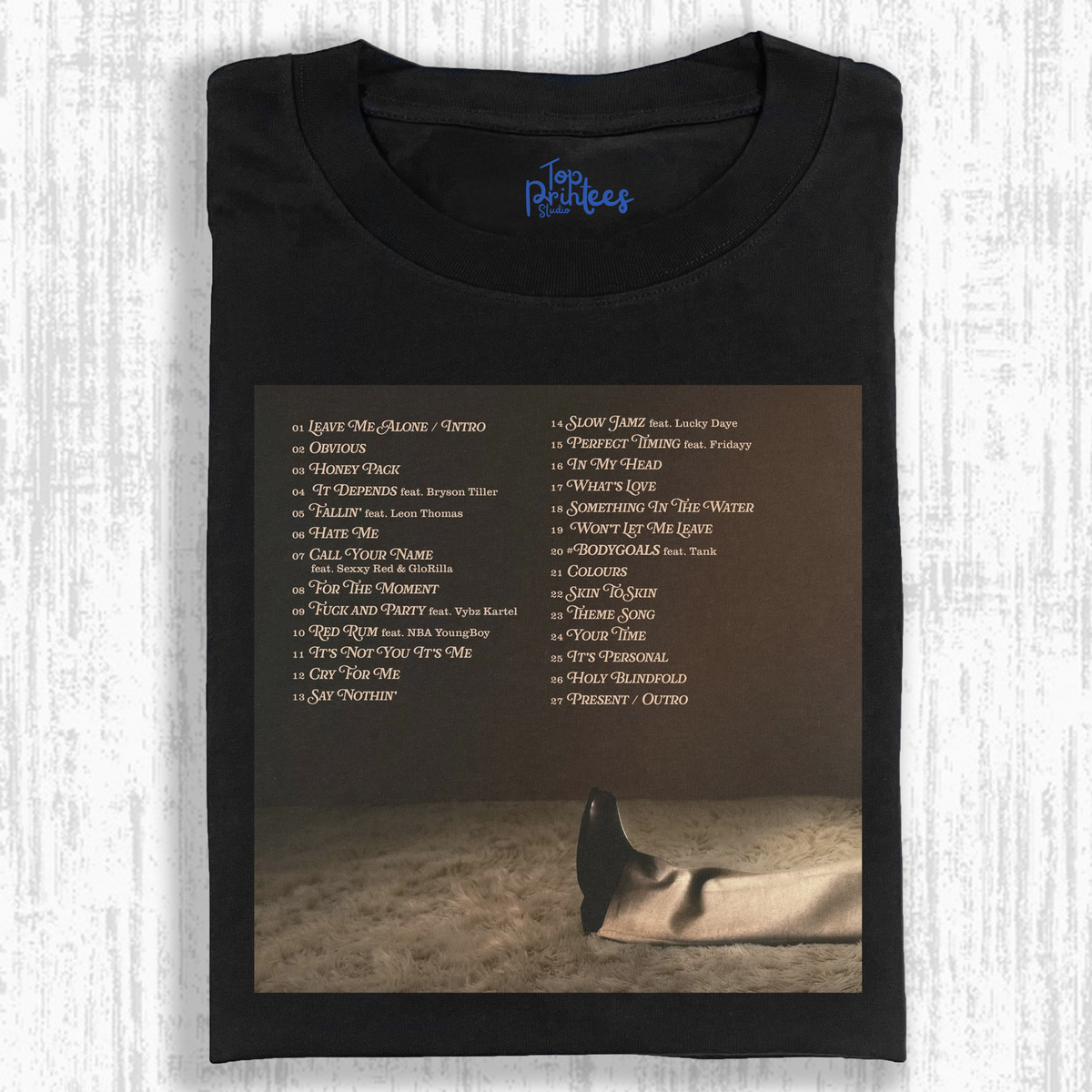 Vintage Washed Graphic T-Shirt –Chris Brown & BROWN