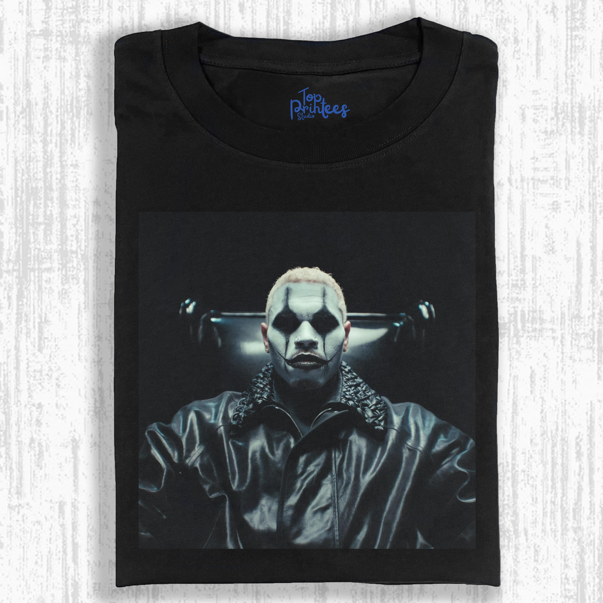 Vintage Washed Graphic T-Shirt – For the Moment & CHRIS BROWN