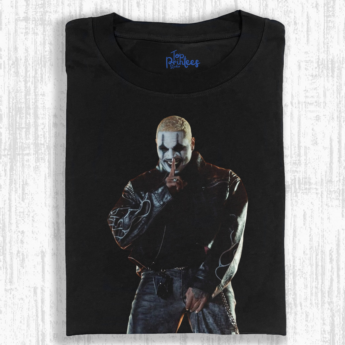 Vintage Washed Graphic T-Shirt – For the Moment & CHRIS BROWN