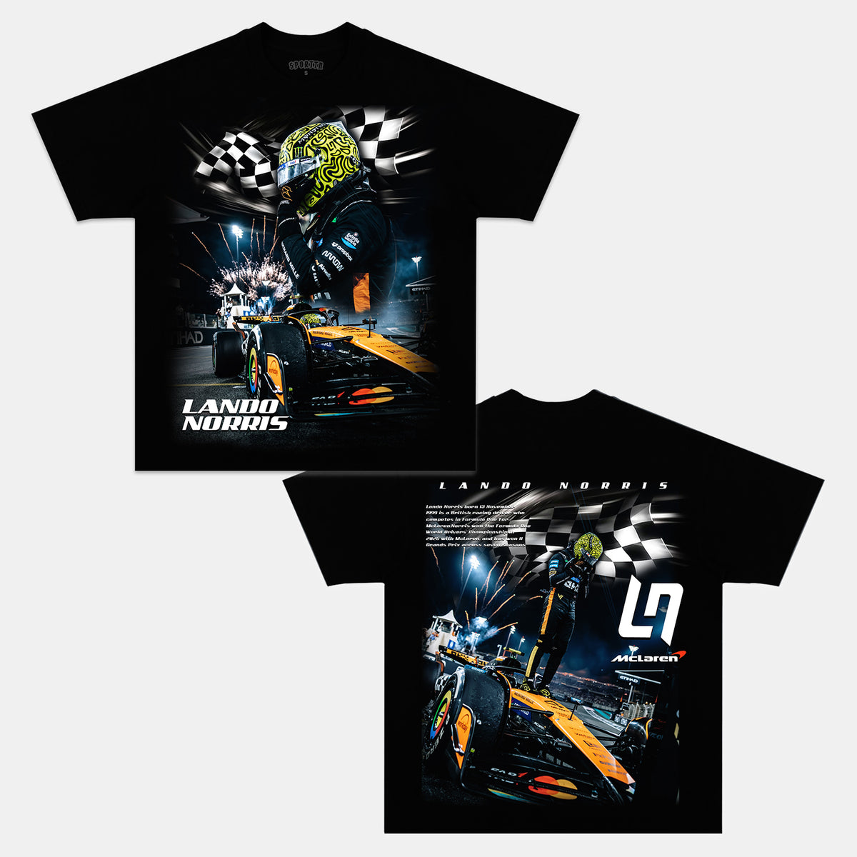 LANDO NORRIS 2025 WORLD CHAMPION TEE